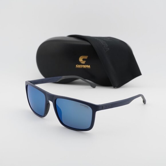 CARRERA 8047/S 0PJP XT Rectangle Sunglasses - Blue/Blue Sky  display picture 3
